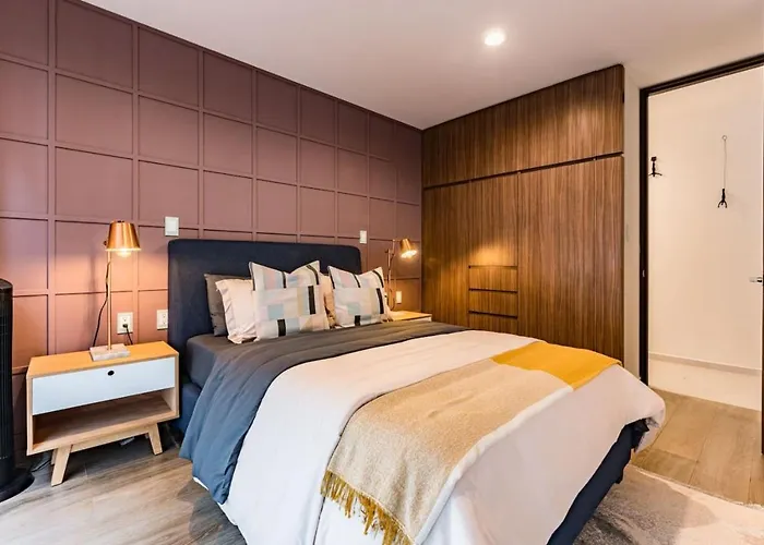 Apartment Twin For Groups Near Dining & Culture Mexico City