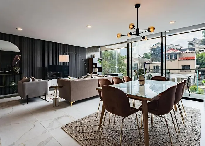 Apartment Twin For Groups Near Dining & Culture Mexico City