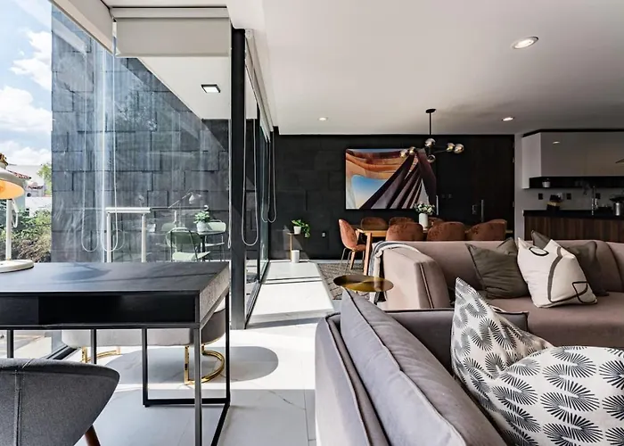 Twin For Groups Near Dining & Culture Apartment Mexico City